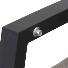 Gartensessel >Corido< in matt anthrazit,charcoal grey, taupe meliert