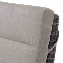 Gartensessel >Corido< in matt anthrazit,charcoal grey, taupe meliert