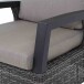 Gartensessel >Corido< in matt anthrazit,charcoal grey, taupe meliert