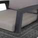 Gartensessel >Corido< in matt anthrazit,charcoal grey, taupe meliert