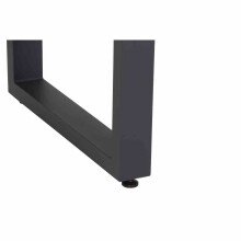 Gartentisch >Corido< in matt anthrazit, washed grey - 140x67x85 (BxHxT)