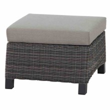 Gartenlounge-Hocker >Corido< in matt anthrazit,...