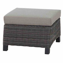 Gartenlounge-Hocker >Corido< in matt anthrazit,...