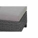 Gartenlounge-Hocker >Corido< in matt anthrazit, charcoal grey, taupe meliert