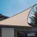 Sonnensegel >Solino< in sand, HDPE-Gewebe - 360x360x360cm (BxHxT)