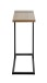 Beistelltisch >37100< in eiche, schwarz - 24x64x49cm (BxHxT)