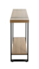 Konsole >37101< in eiche, schwarz - 120x82x30cm (BxHxT)