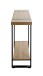 Konsole >37101< in eiche, schwarz - 120x82x30cm (BxHxT)