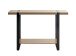 Konsole >37101< in eiche, schwarz - 120x82x30cm (BxHxT)