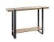 Konsole >37101< in eiche, schwarz - 120x82x30cm (BxHxT)