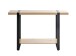 Konsole >37401< in eiche, schwarz - 120x82x30cm (BxHxT)