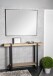 Konsole >37401< in eiche, schwarz - 120x82x30cm (BxHxT)