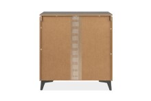 Kommode >Bertrix< in Schiefer dunkel / anthrazit - 88x92x40cm (BxHxT)