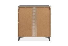 Kommode >Bertrix< in Schiefer dunkel / anthrazit - 88x92x40cm (BxHxT)