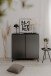 Kommode >Bertrix< in Schiefer dunkel / anthrazit - 88x92x40cm (BxHxT)