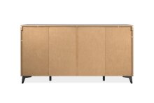 Sideboard >Bertrix< in Schiefer dunkel / anthrazit - 177x92x40cm (BxHxT)