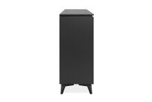 Sideboard >Bertrix< in Schiefer dunkel / anthrazit - 177x92x40cm (BxHxT)