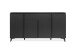 Sideboard >Bertrix< in Schiefer dunkel / anthrazit - 177x92x40cm (BxHxT)