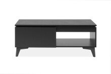 Couchtisch >Bertrix< in Schiefer dunkel / anthrazit - 100x40x55cm (BxHxT)