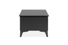 Couchtisch >Bertrix< in Schiefer dunkel / anthrazit - 100x40x55cm (BxHxT)
