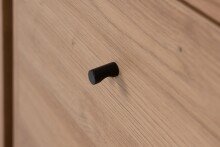 Kompaktgarderobe >Medan< in Dekor Artisan Oak / anthrazit - 80x190x37cm (BxHxT)