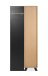 Kompaktgarderobe >Medan< in Dekor Artisan Oak / anthrazit - 80x190x37cm (BxHxT)