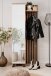 Kompaktgarderobe >Medan< in Dekor Artisan Oak / anthrazit - 80x190x37cm (BxHxT)