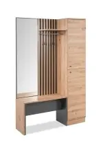 Kompaktgarderobe >Medan< in Dekor Artisan Oak /...