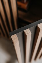 Kompaktgarderobe >Medan< in Dekor Artisan Oak / anthrazit - 122x190x37cm (BxHxT)