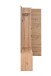 Kompaktgarderobe >Medan< in Dekor Artisan Oak / anthrazit - 122x190x37cm (BxHxT)