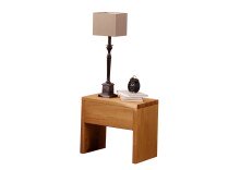 Nachttisch >BE-0820< in eichefarbig aus Kiefer...