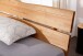 Massivholzbett >Hinrich< in Kiefer massiv eichefarbig - 218x198x80 (LxBxH)