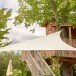 Sonnensegel >Solino< in ecru, HDPE-Gewebe - 360x360x360cm (BxHxT)