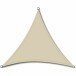 Sonnensegel >Solino< in ecru, HDPE-Gewebe - 360x360x360cm (BxHxT)