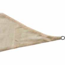 Sonnensegel >Solino< in ecru, HDPE-Gewebe - 360x0,1x360cm (BxHxT)