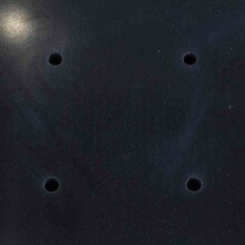 Schirmständer-Platte >Ferona< in schwarz, Granit - 80x17x80cm (BxHxT)