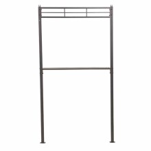 Grillpavillon >BBQ< in anthrazit, taupe - 244x248x127 (BxHxT)