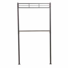 Grillpavillon >BBQ< in anthrazit, taupe - 244x248x127 (BxHxT)