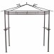 Grillpavillon >BBQ< in anthrazit, taupe - 244x248x127 (BxHxT)