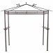 Grillpavillon >BBQ< in anthrazit, taupe - 244x248x127 (BxHxT)