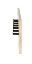 Wandgarderobe >37446< in eiche, schwarz, MDF, Metall - 80x20x5cm (BxHxT)