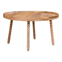 Couchtisch >Jammu< in Natur, Mango - 60x35x60cm...
