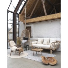 Couchtisch >Jammu< in Natur, Mango - 60x35x60cm (BxHxT)