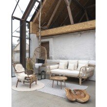 Couchtisch >Jammu< in Natur, Mango - 60x35x60cm (BxHxT)