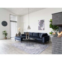 Beistelltisch >Venezia< in Schwarz, Glas - 48x48x48cm (BxHxT)