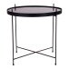Beistelltisch >Venezia< in Schwarz, Glas - 48x48x48cm (BxHxT)
