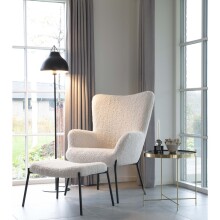 Beistelltisch >Venezia< in Messing, Glas - 48x48x48cm (BxHxT)