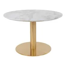 Couchtisch >Bolzano< in Weiss, Marmor - 70x45x70cm...