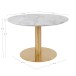 Couchtisch >Bolzano< in Weiss, Marmor - 70x45x70cm (BxHxT)