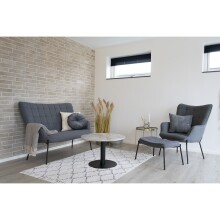 Couchtisch >Bolzano< in Weiss, Marmor - 70x45x70cm (BxHxT)